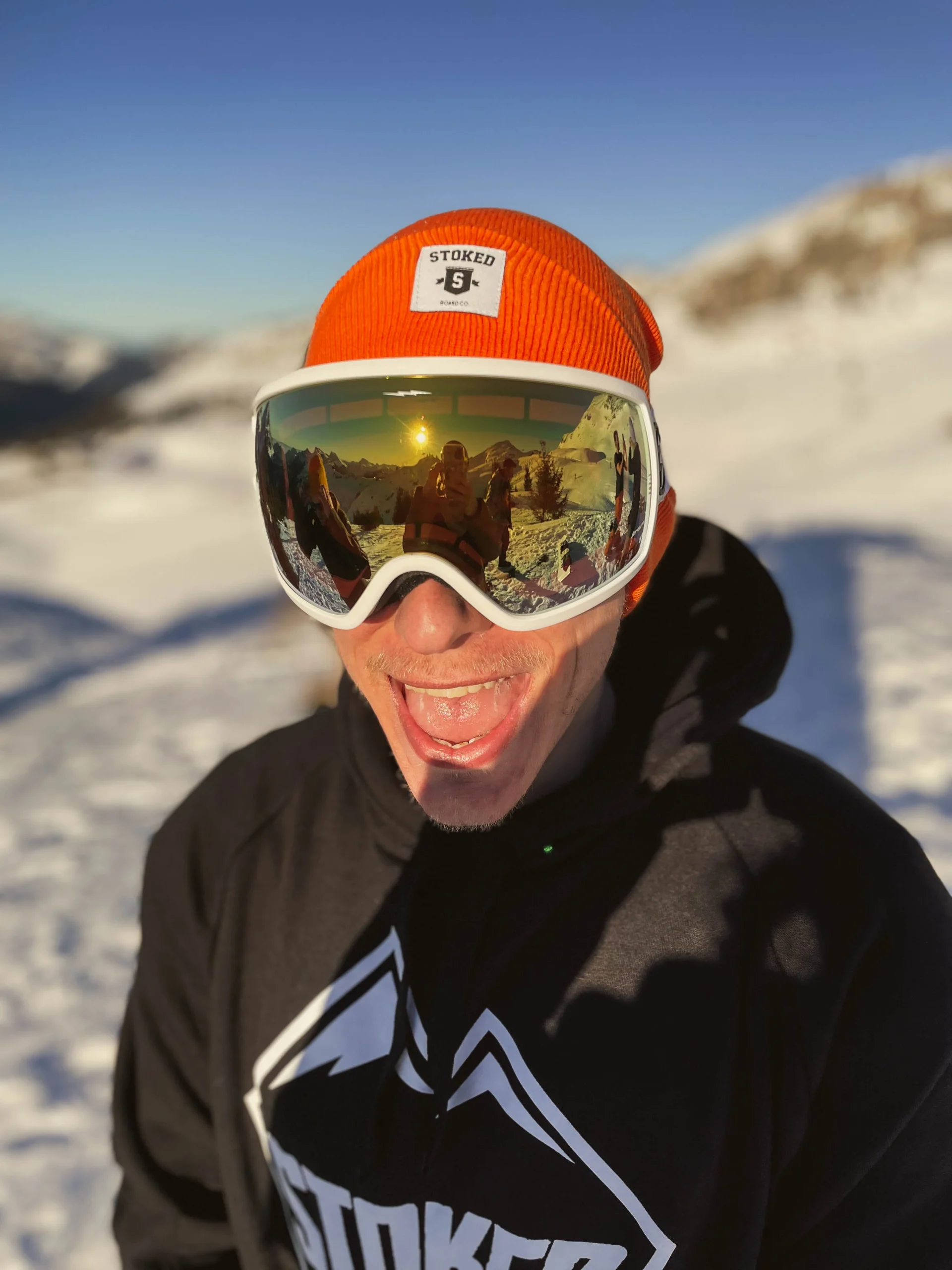 Original Cuffed Shield Beanie Orange - Afbeelding 3