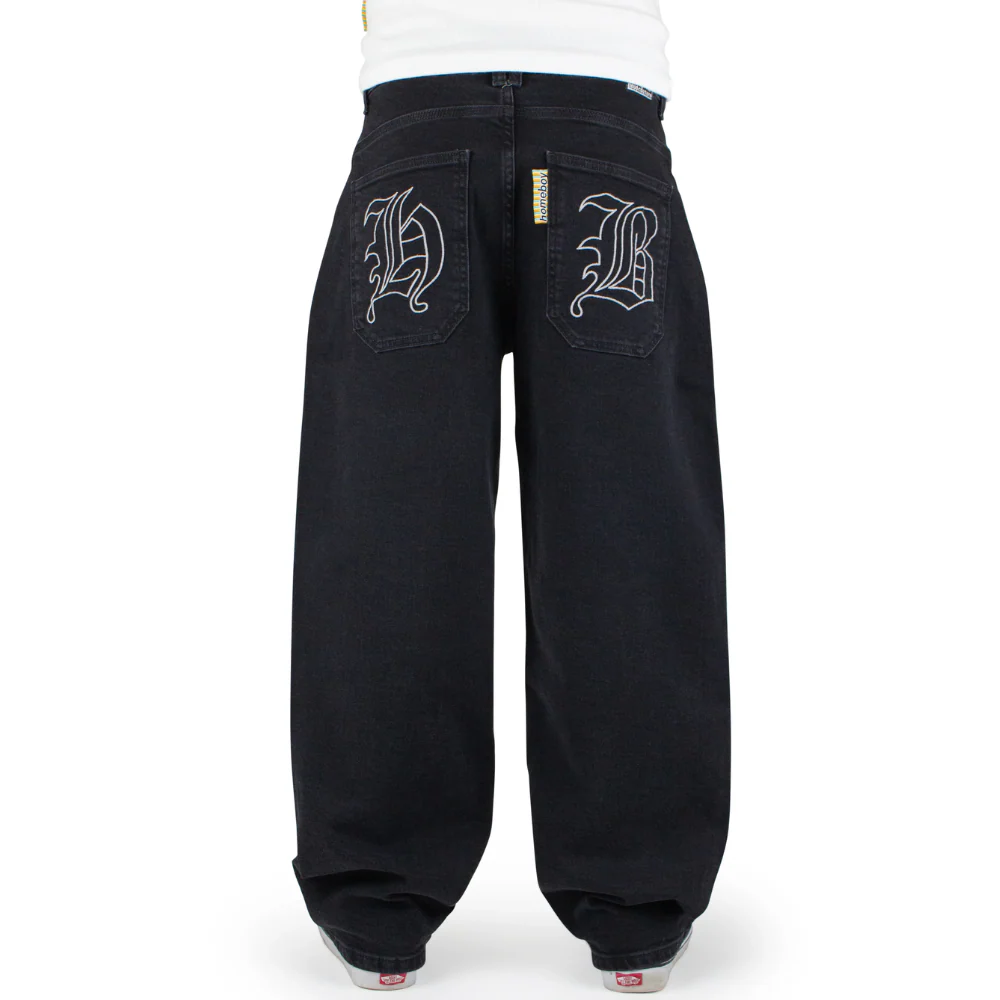 X-Tra Monster Gothic Pants Denim Washed Black - Afbeelding 2