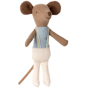 maileg knuffelmuis grote broer ballet danser - 13 cm